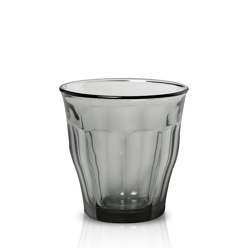 Grey Glass Tumbler - Set of 6
