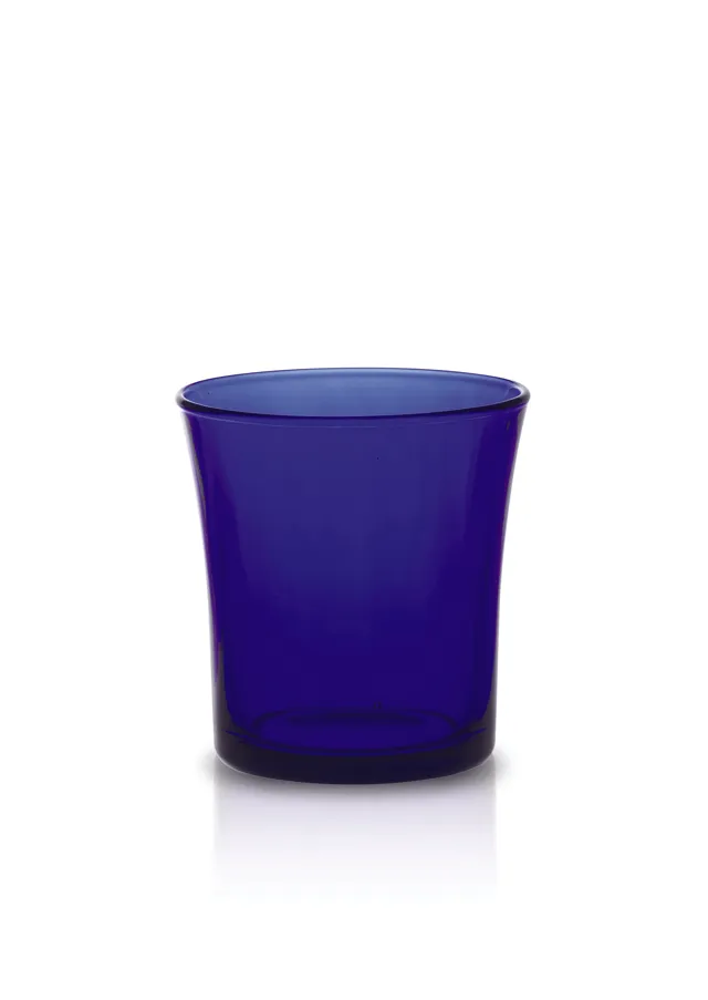 Lys Sapphire Glass Tumbler 7 oz - Set of 6
