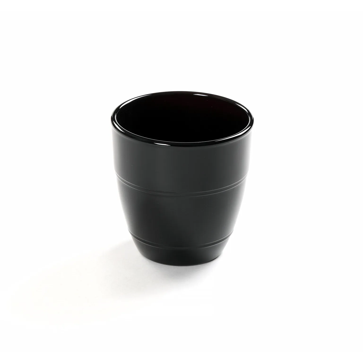 Black Glass Tumbler 3oz - Set of 6